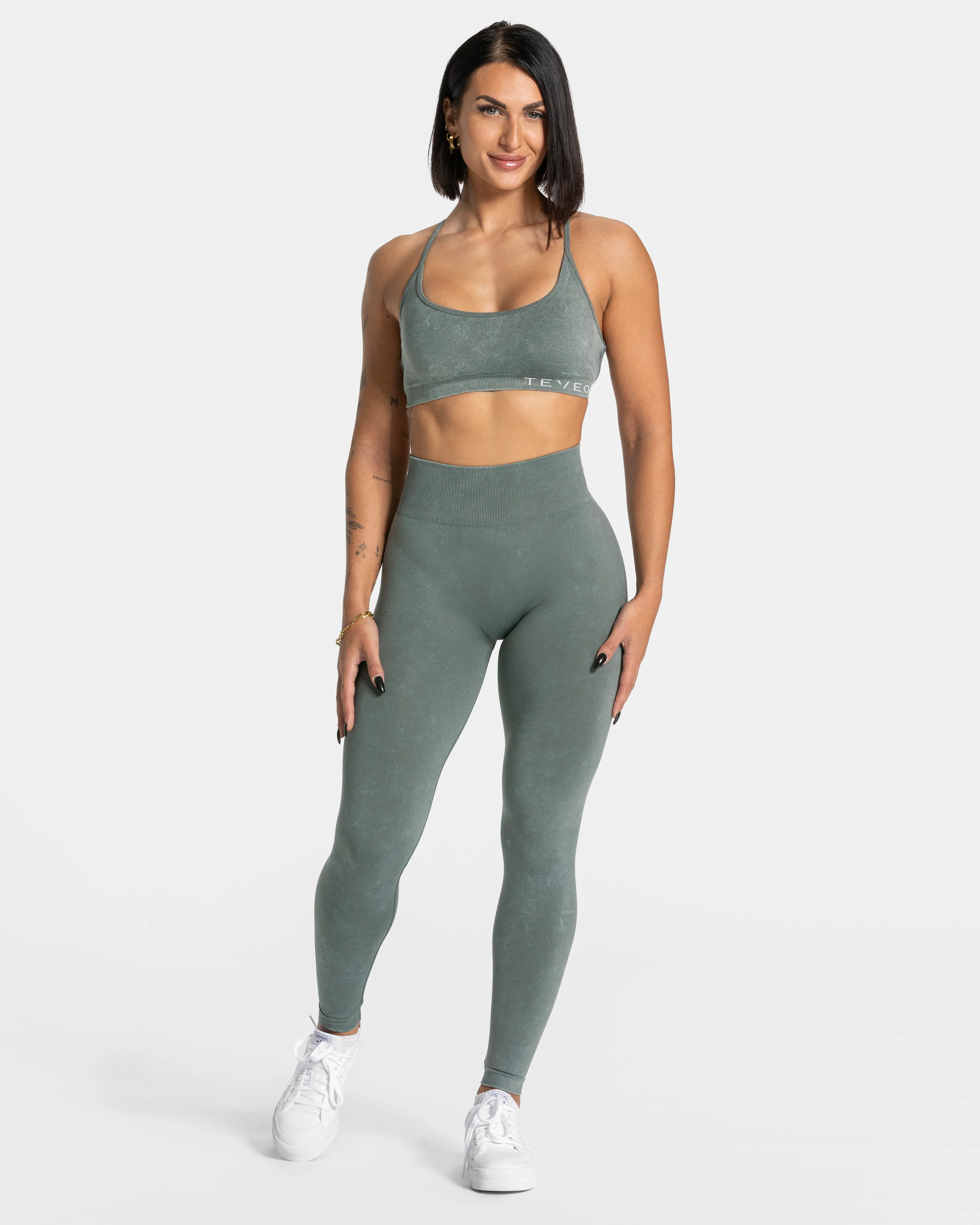 Acid Covert Scrunch Leggings "Basil" - Image 3
