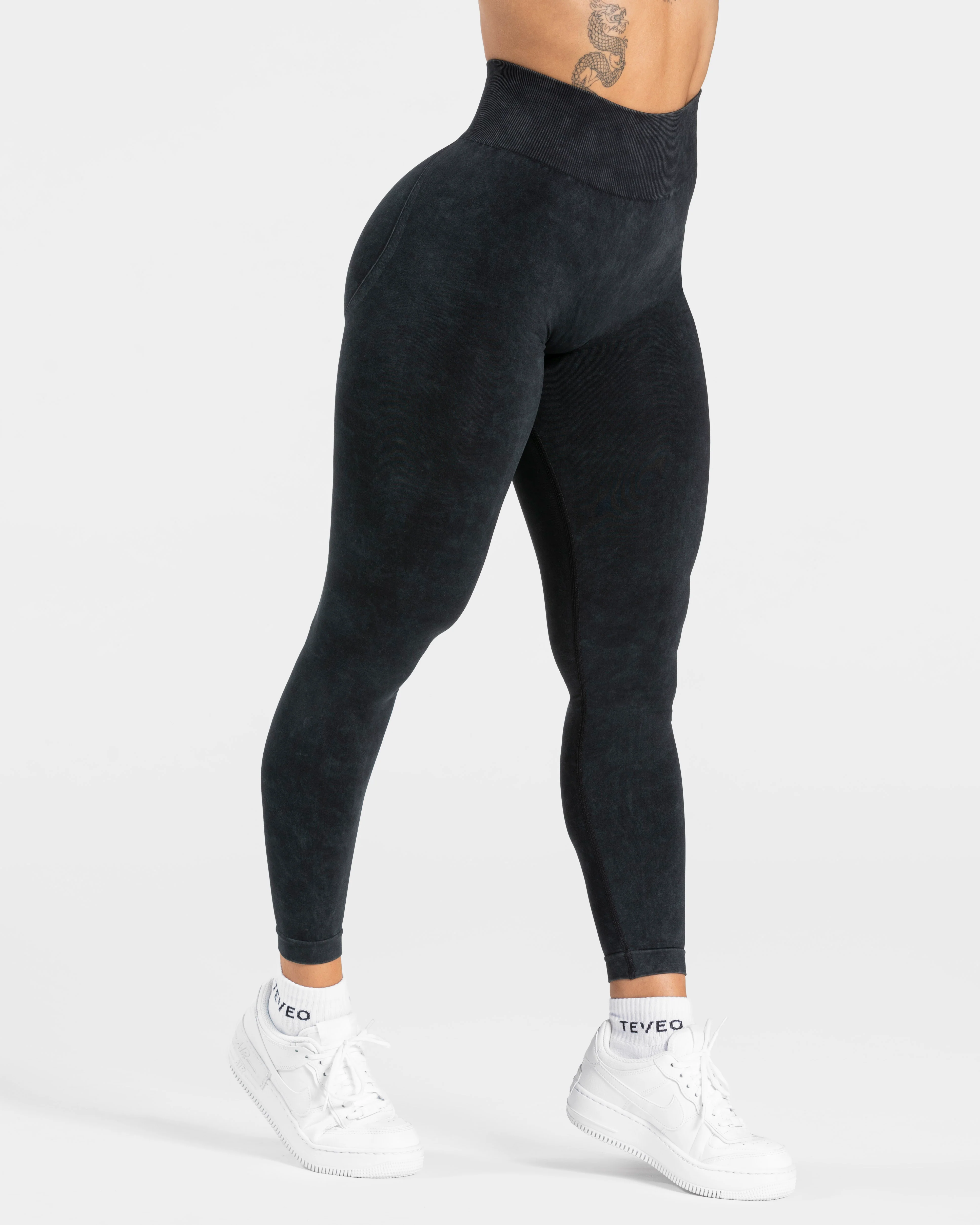 Acid Covert Scrunch Leggings "Schwarz" - Image 2