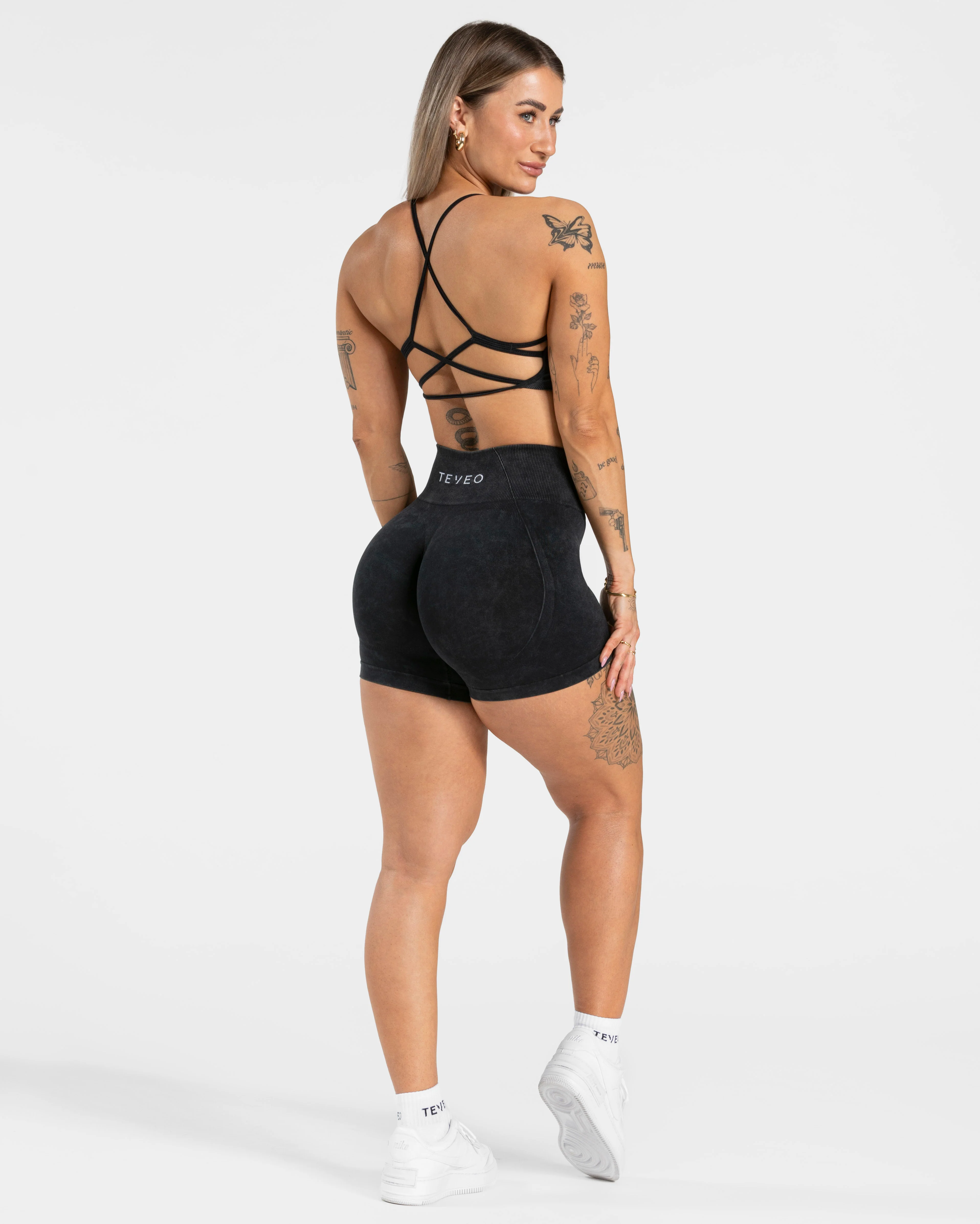 Acid Covert Scrunch Shorts "Schwarz" - Image 5