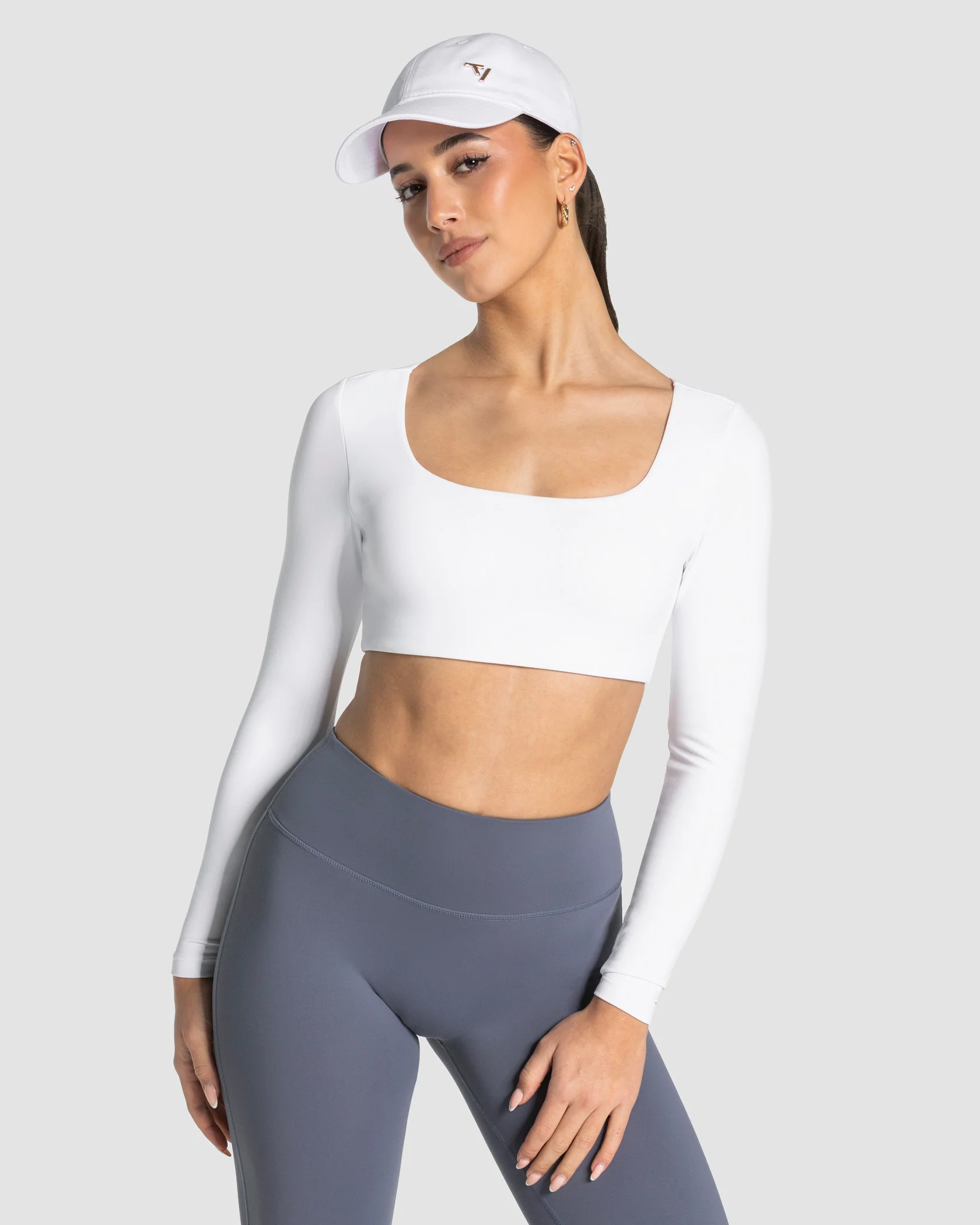 Allrounder Cropped Longsleeve "Weiß" - Image 2