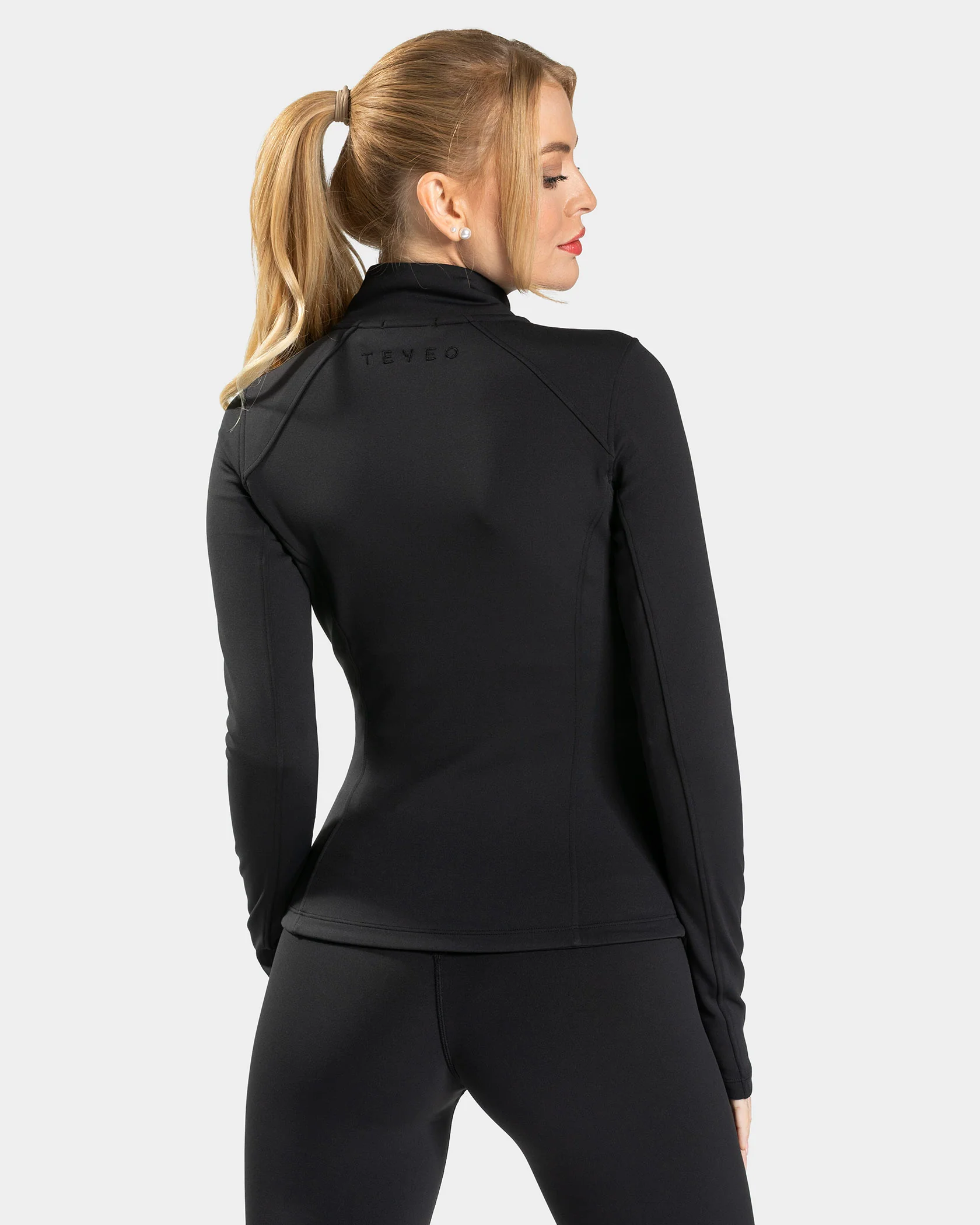 Allrounder Shaping Zip Jacke Warm "Schwarz" - Image 2