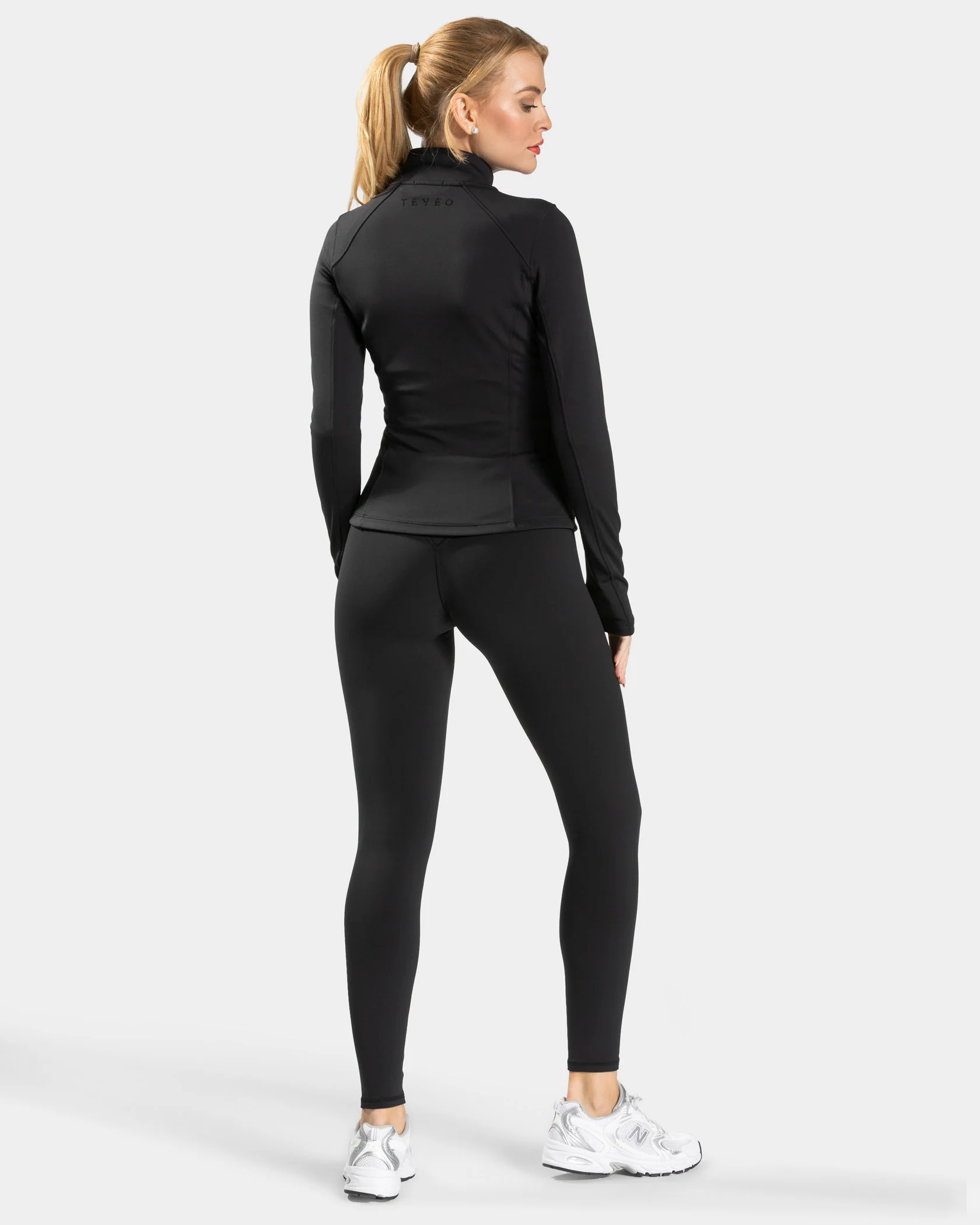 Allrounder Shaping Zip Jacke Warm "Schwarz" - Image 5