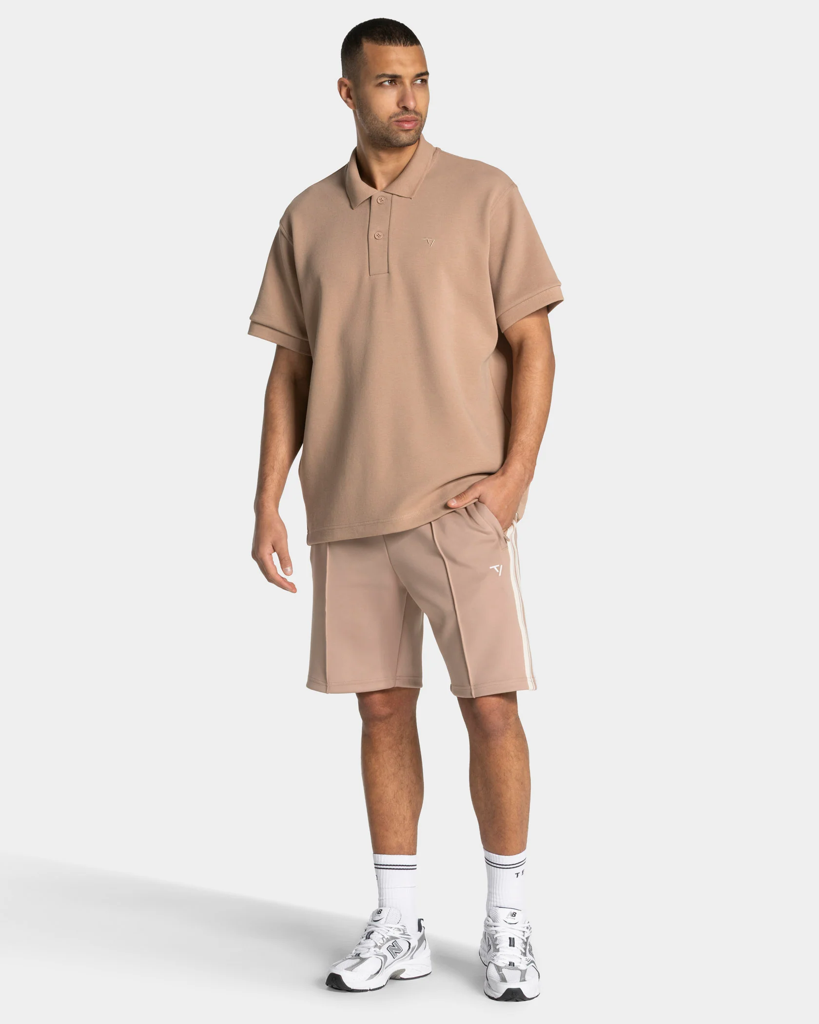 Club Oversized Polo "Beige" - Image 5