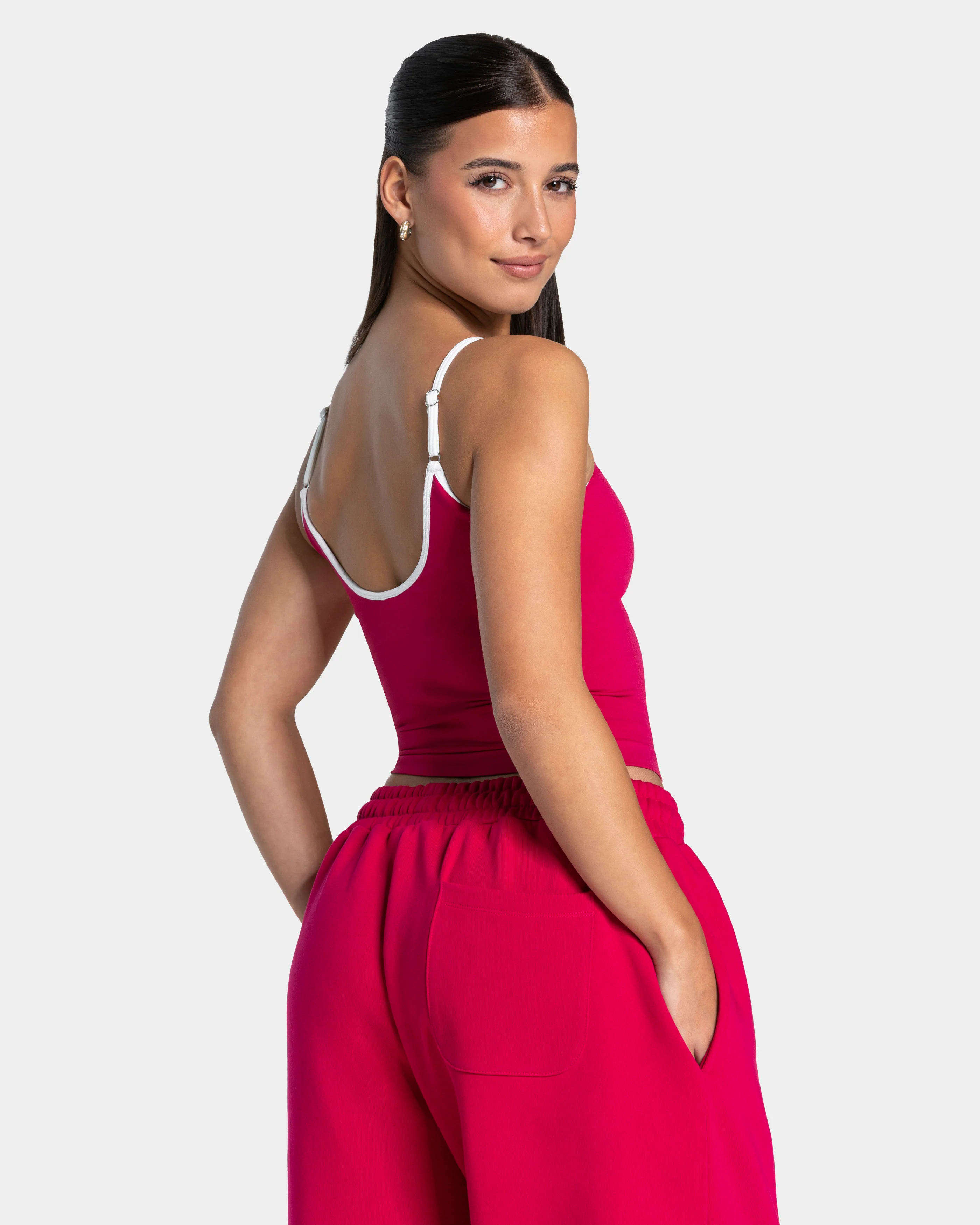Contrastline Cami Top "Raspberry" - Image 2