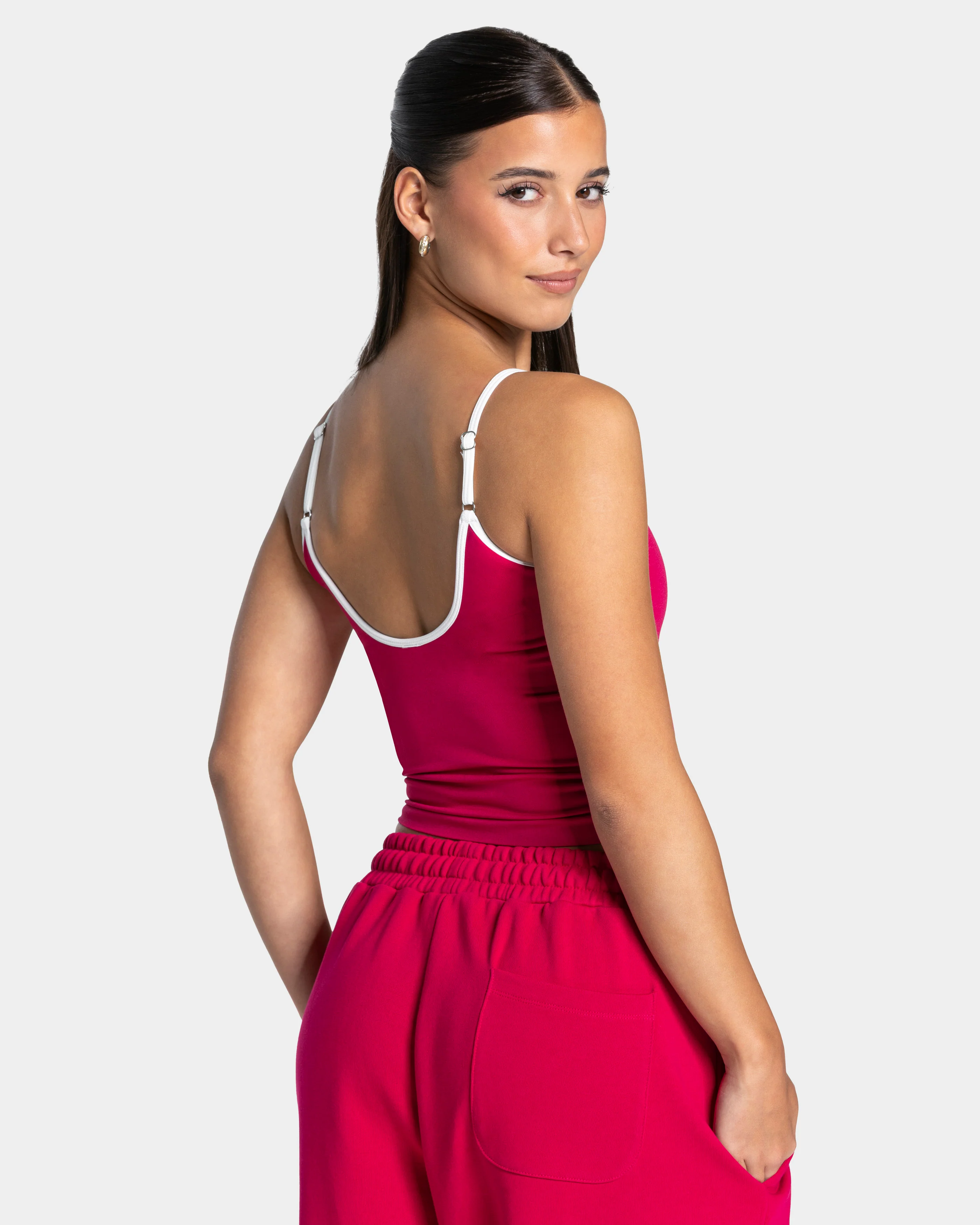 Contrastline Cami Top "Raspberry" - Image 4