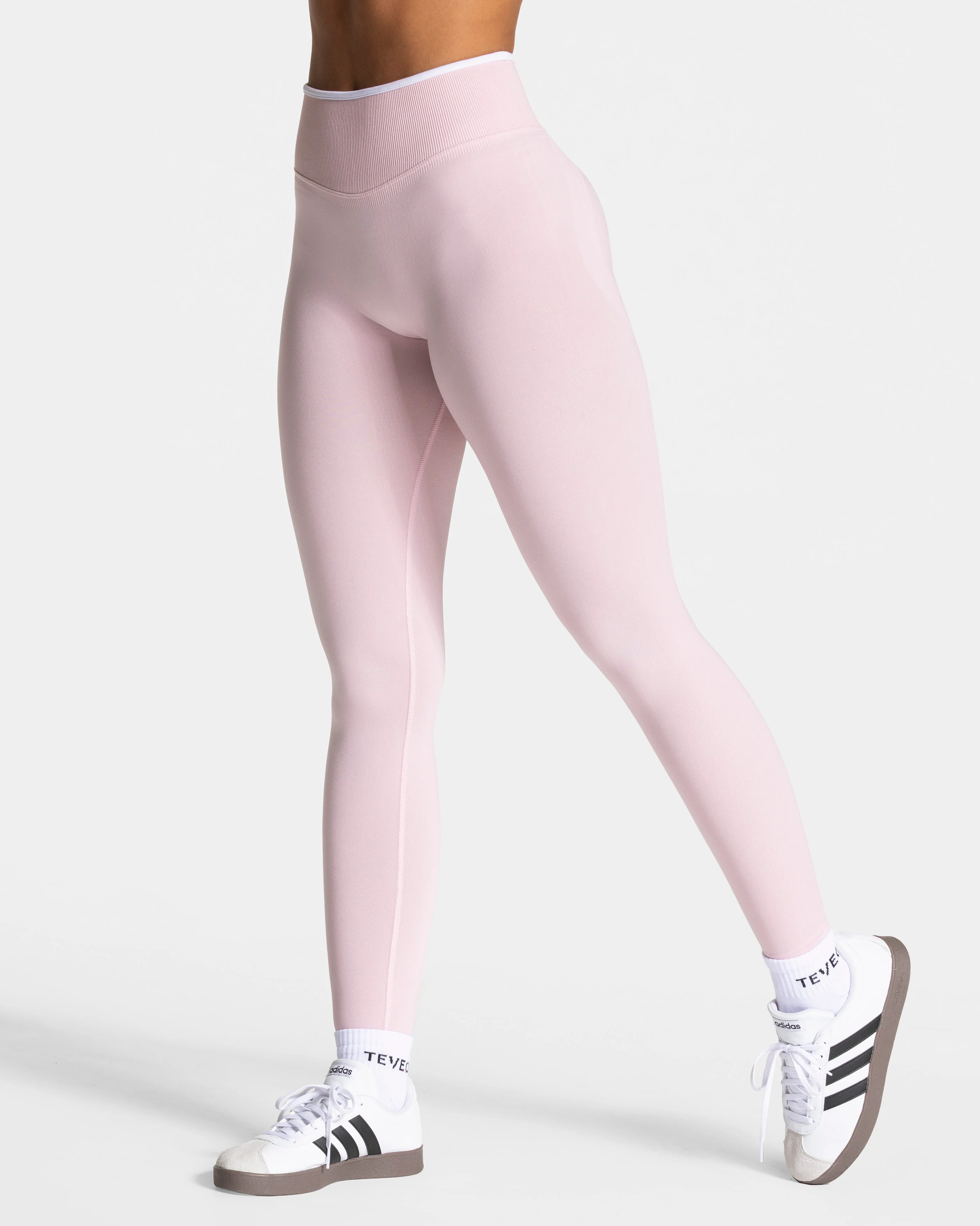 Contrastline Sculpt Scrunch Leggings "Rosa" - Image 2