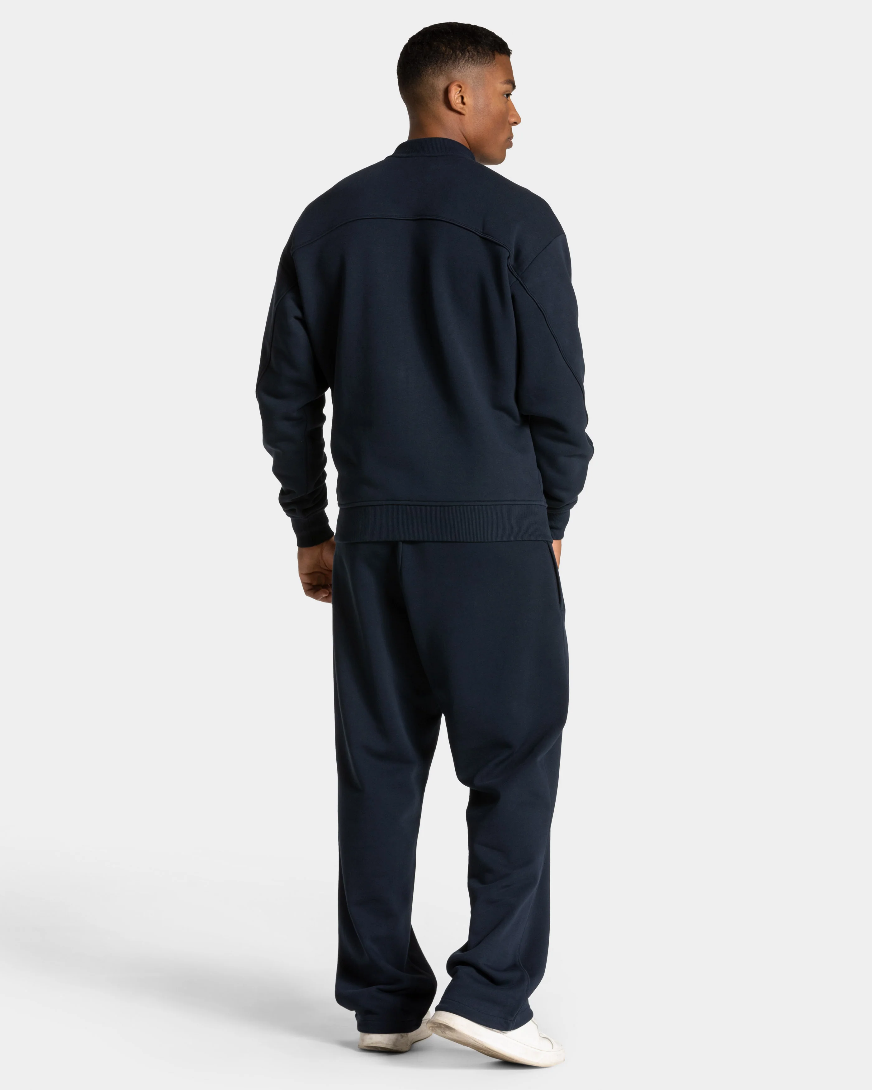 Contrastline Zip Sweater "Midnight" - Image 5