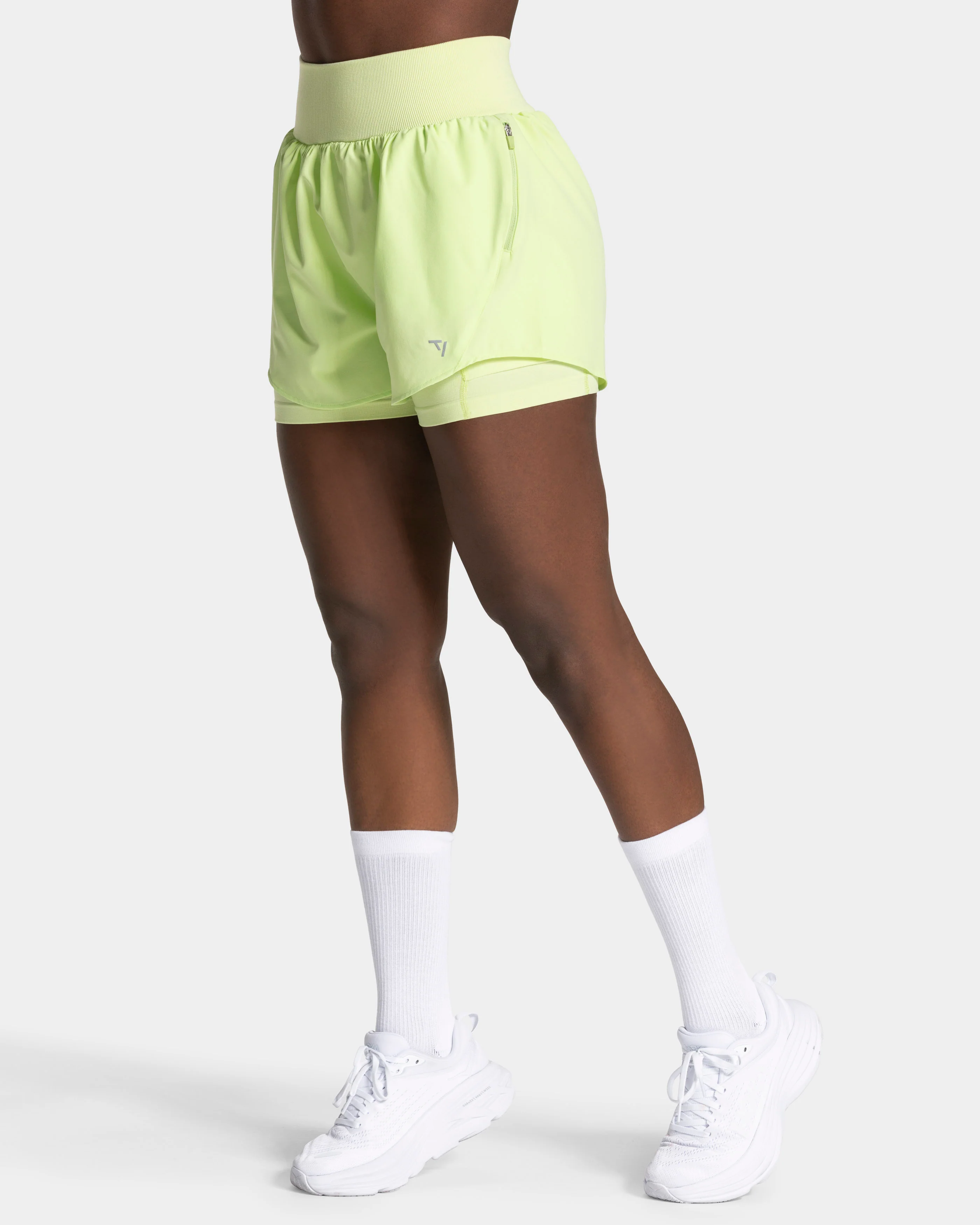 END Running Socken (2er-Pack) "Weiß - Limelight" - Image 3