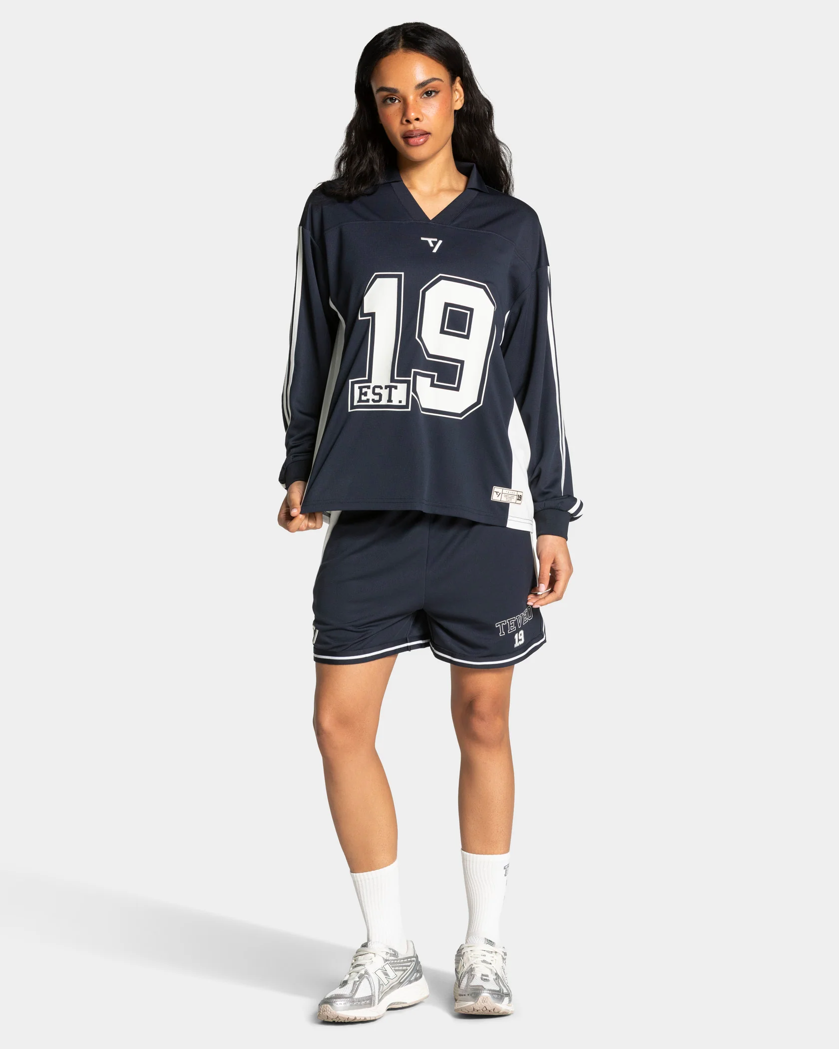 Football Polo Longsleeve "Midnight" - Image 3