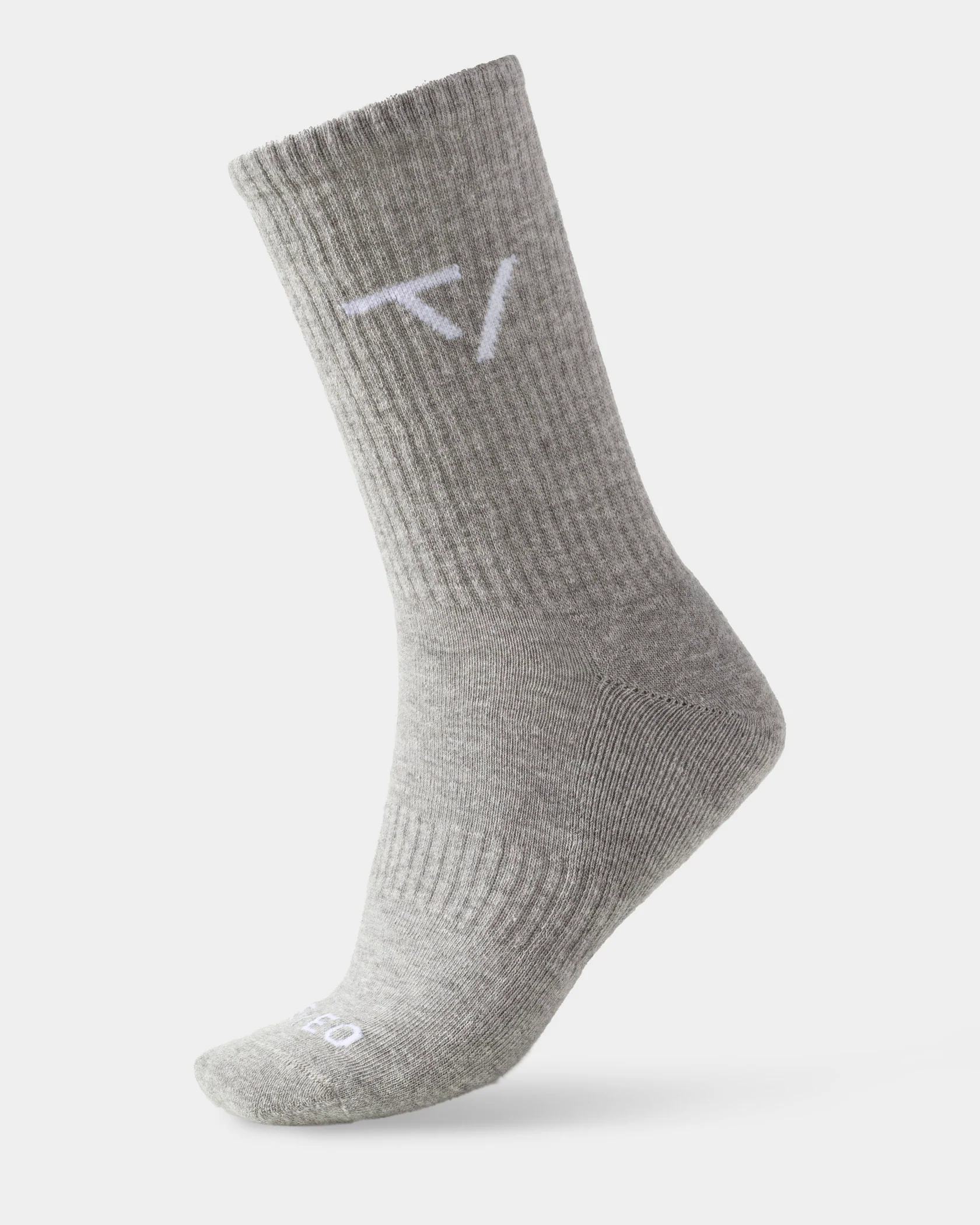 Knit Socken "Grau Meliert"