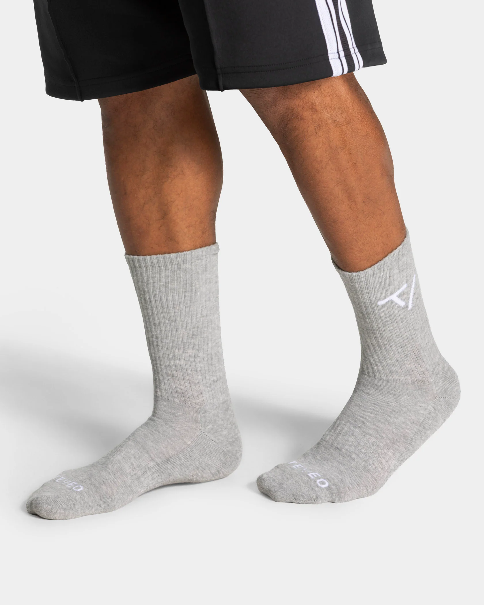 Knit Socken "Grau Meliert" - Image 2