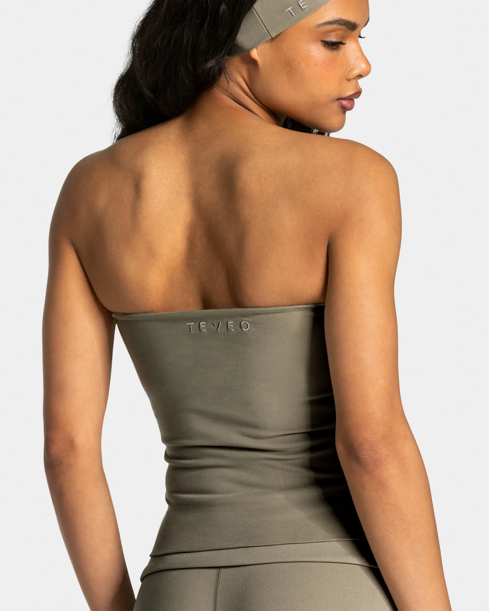 Mellow Bandeau Top Long "Khaki" - Image 4