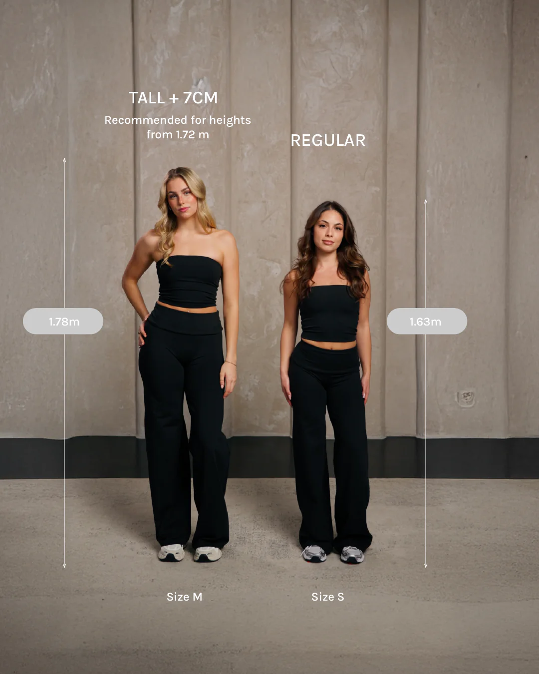 Mellow Fold Over Straight Leg Pants Regular "Khaki" - Image 2