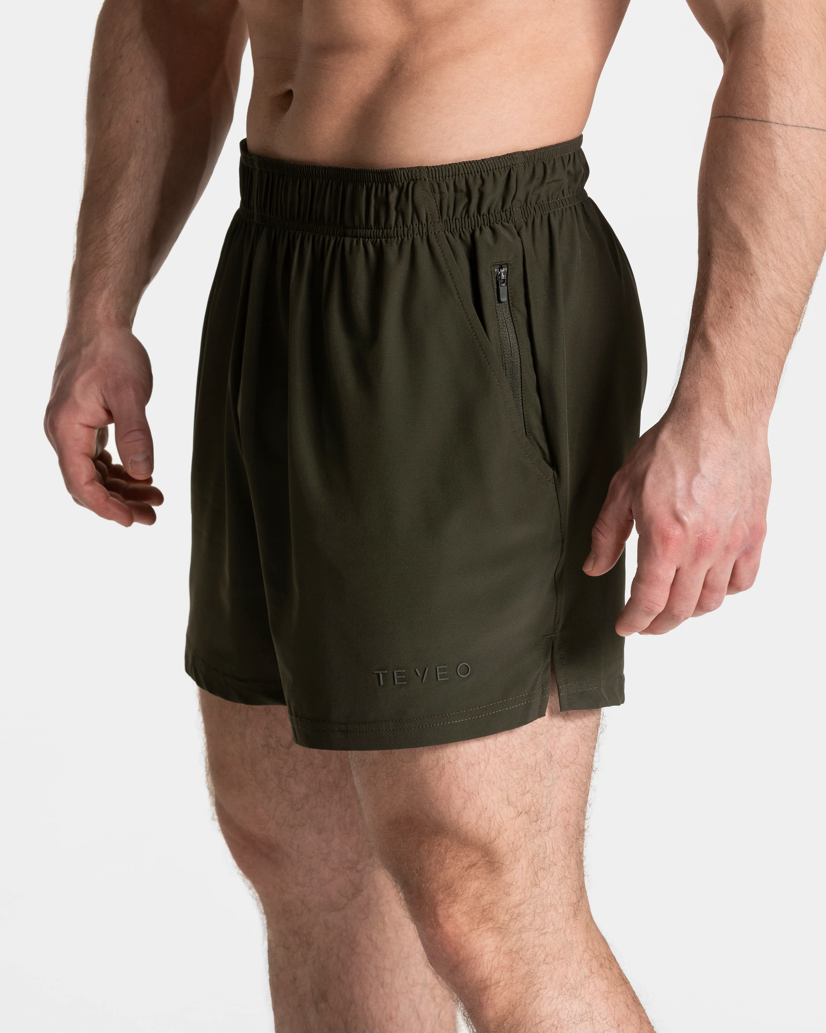 Pace Shorts 5 Inch "Khaki" - Image 4
