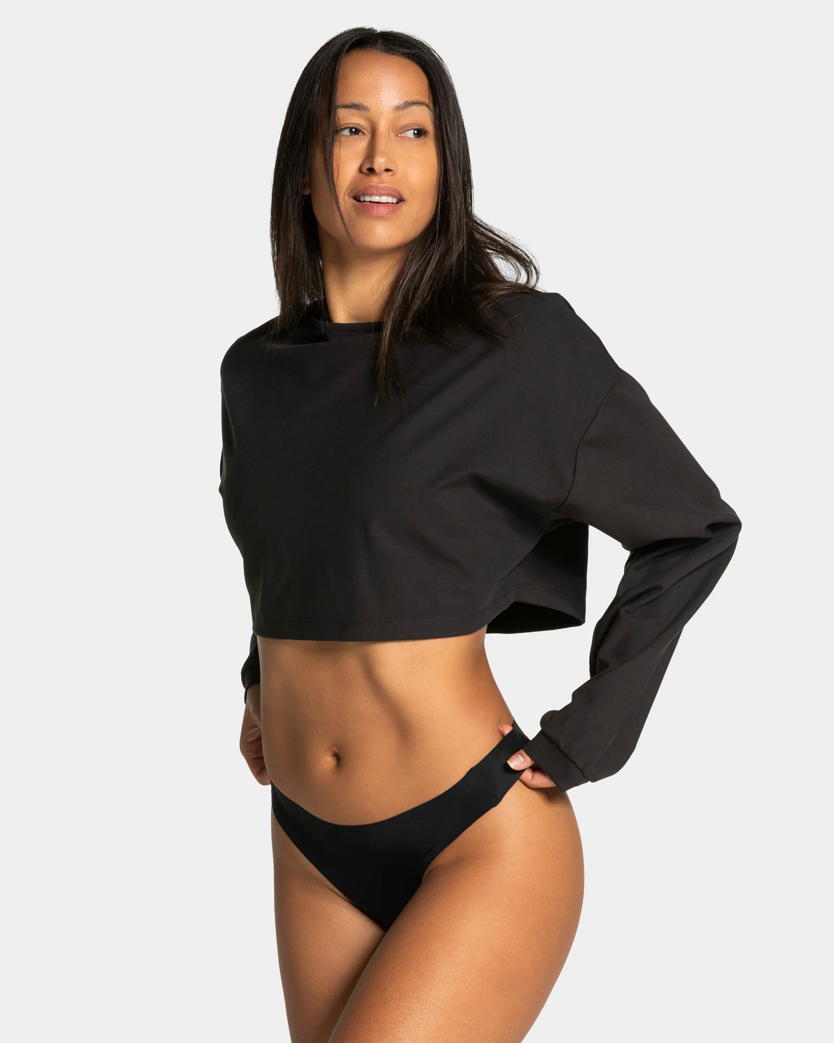 Seamless Ultralight Tanga (2er-Pack) "Schwarz" - Image 3