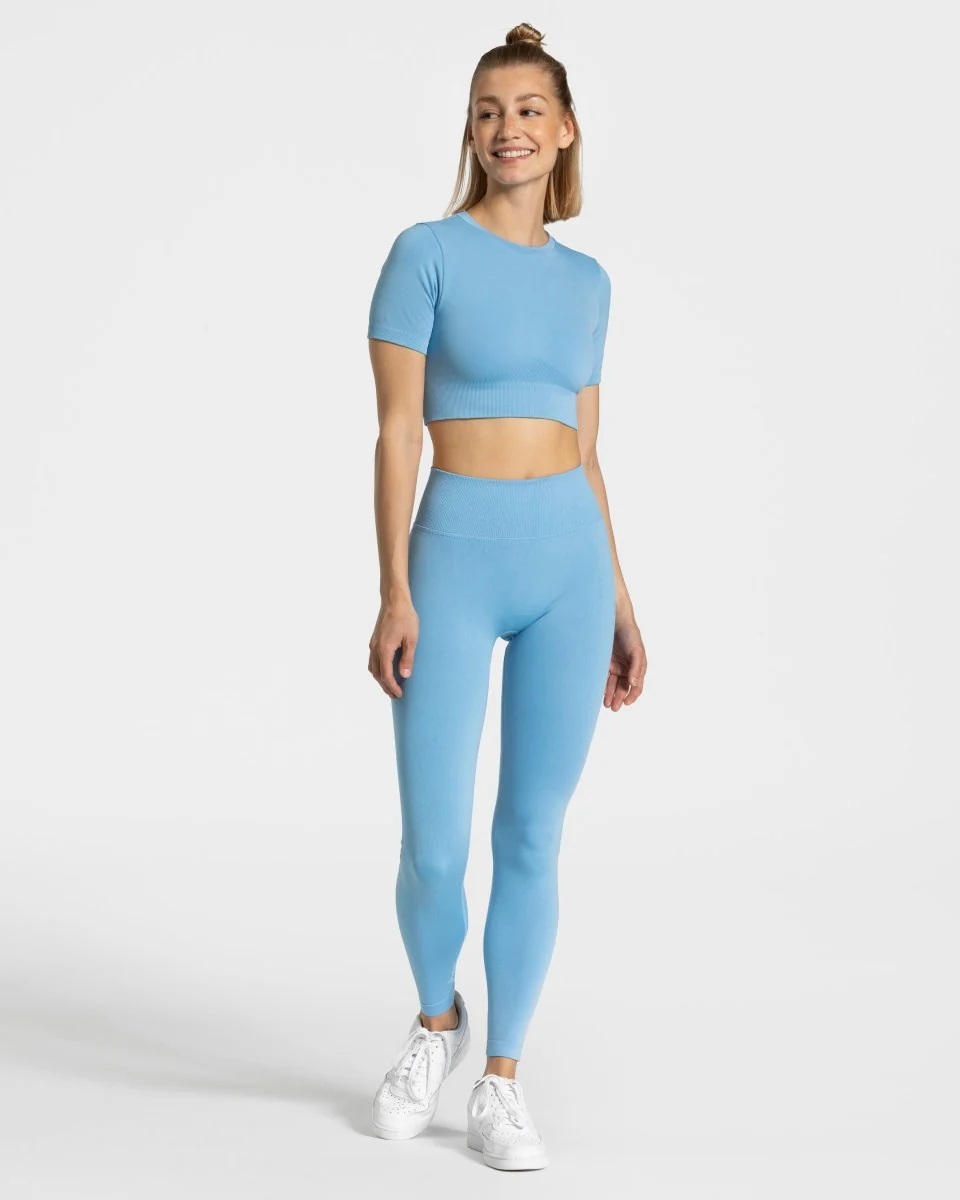 Sensation Crop Top "Babyblau" - Image 3