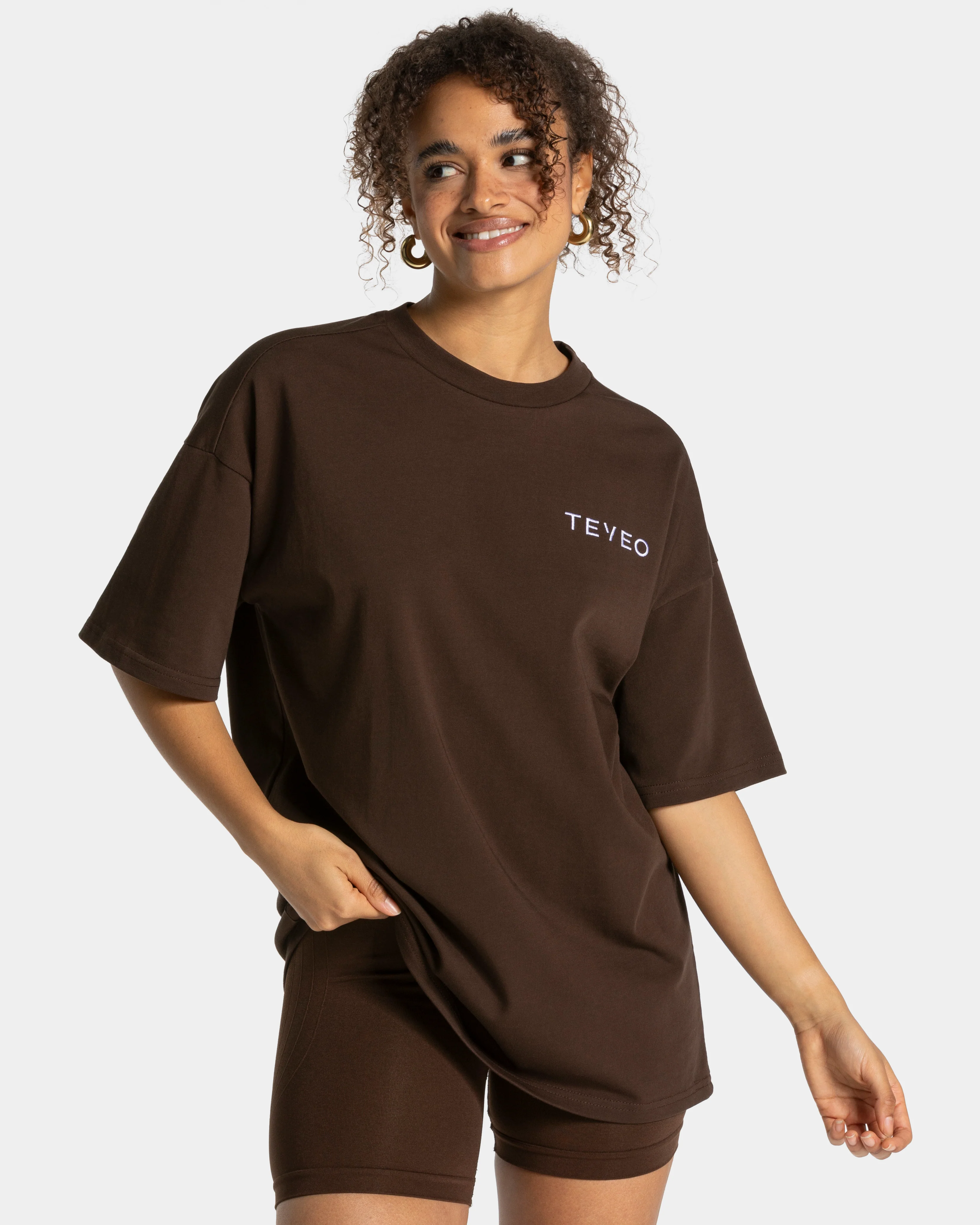Signature Oversized T-Shirt "Dunkelbraun" - Image 2