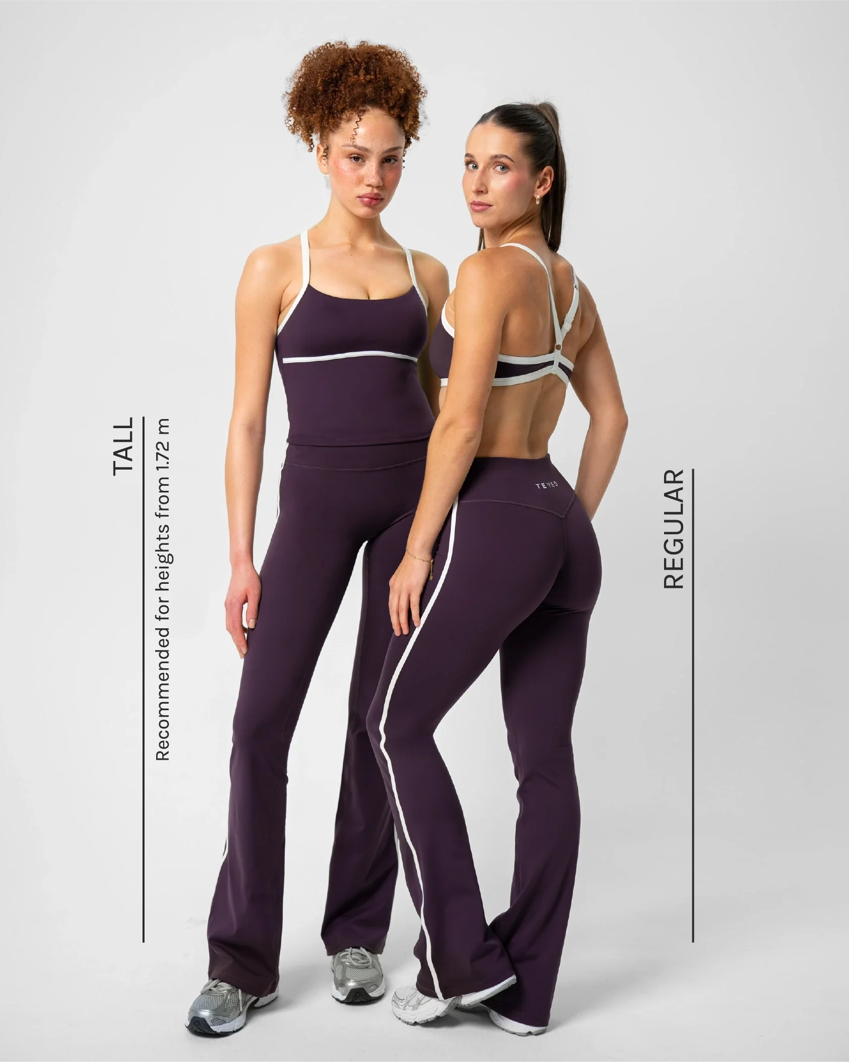 Soft Flared Leggings Tall "Blackberry" - Image 2