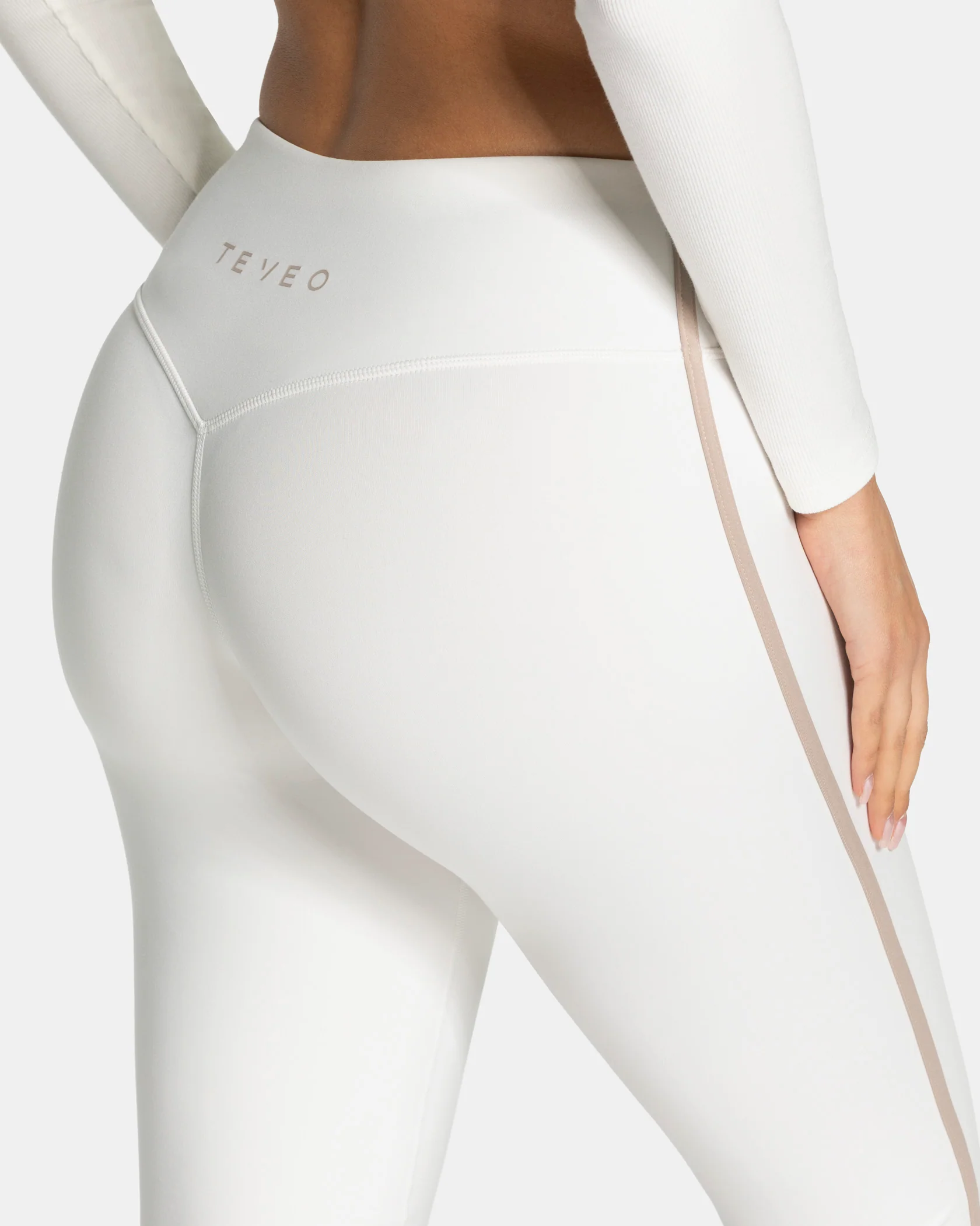 Soft Flared Leggings Tall "Off White" - Image 4