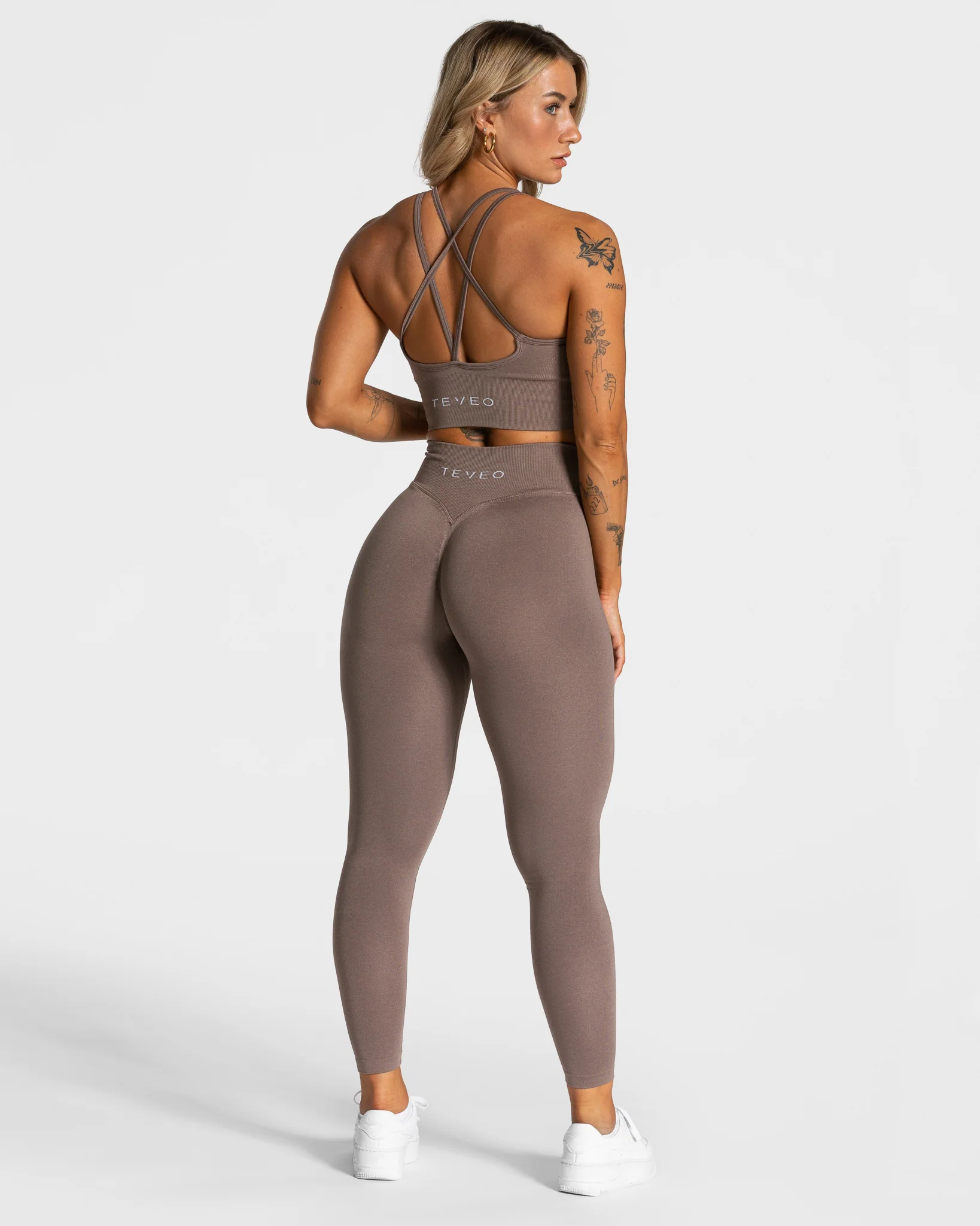 Statement Scrunch Leggings "Mokka" - Image 5