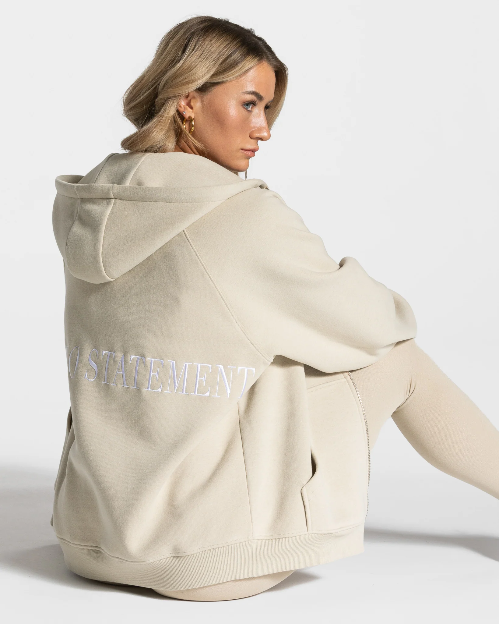 Statement Oversized Jacke "Sand" - Image 5