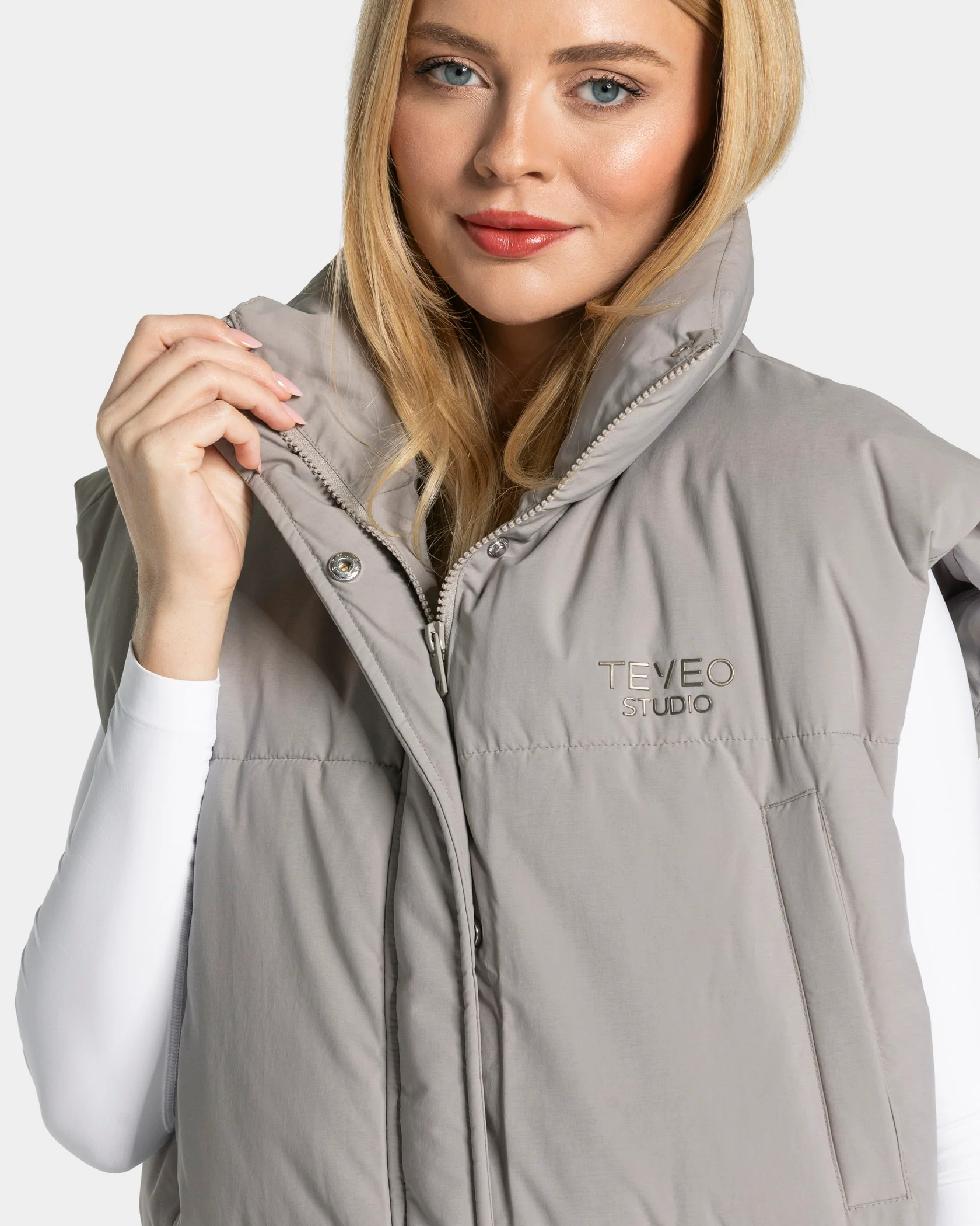 Studio Puffer Weste "Smoke" - Image 3