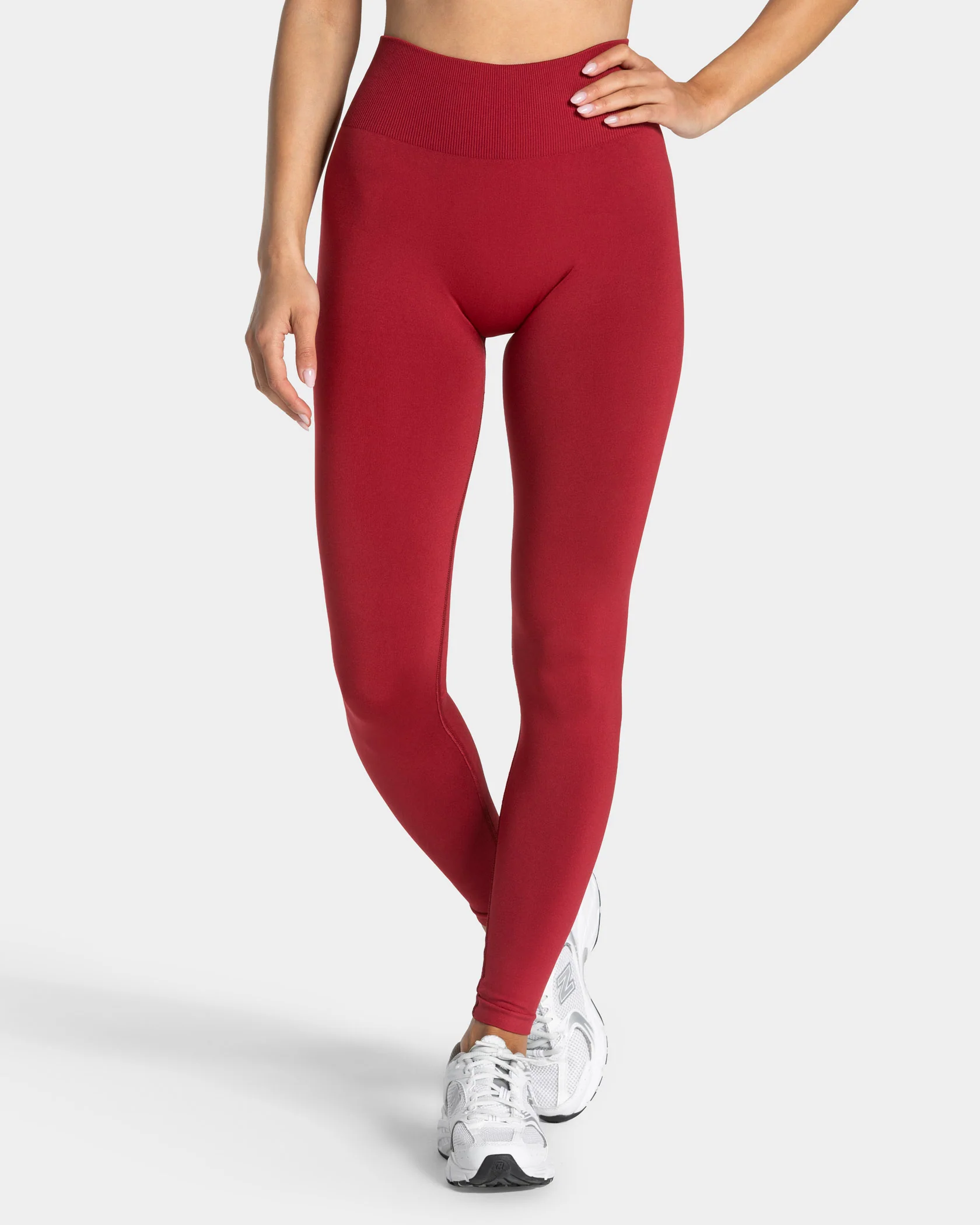 Timeless Pro Covert Scrunch Leggings "Cherry" - Image 2