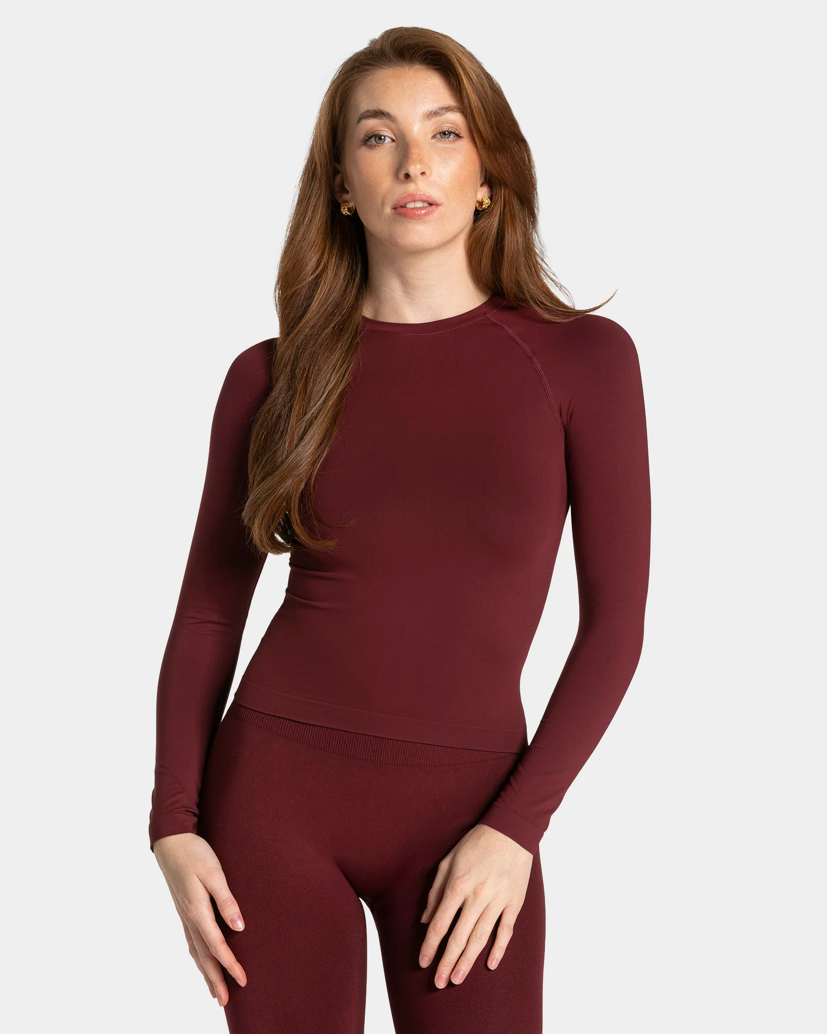 Timeless Pro Longsleeve "Weinrot"