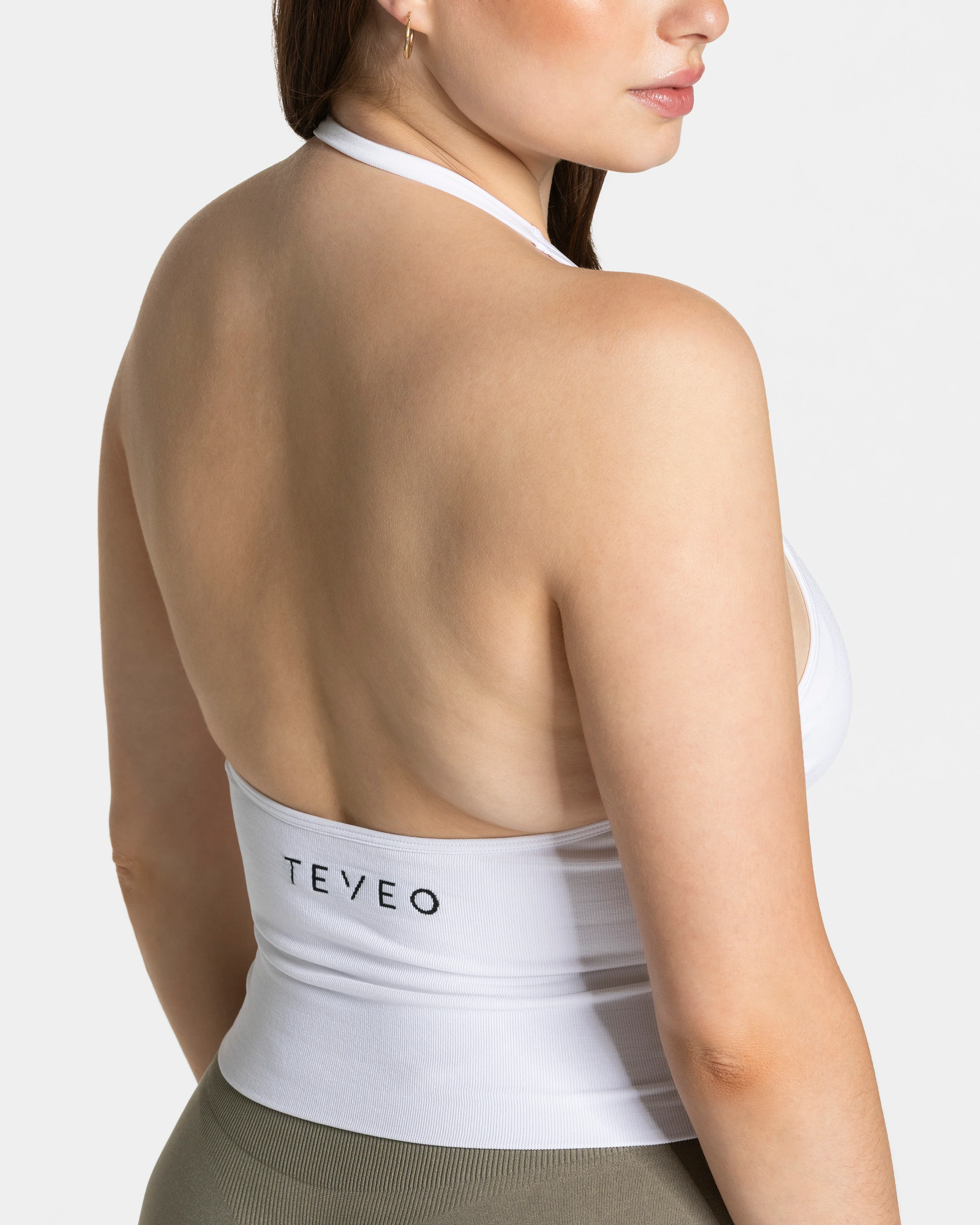Timeless Pro Neckholder Top "Weiß" - Image 4
