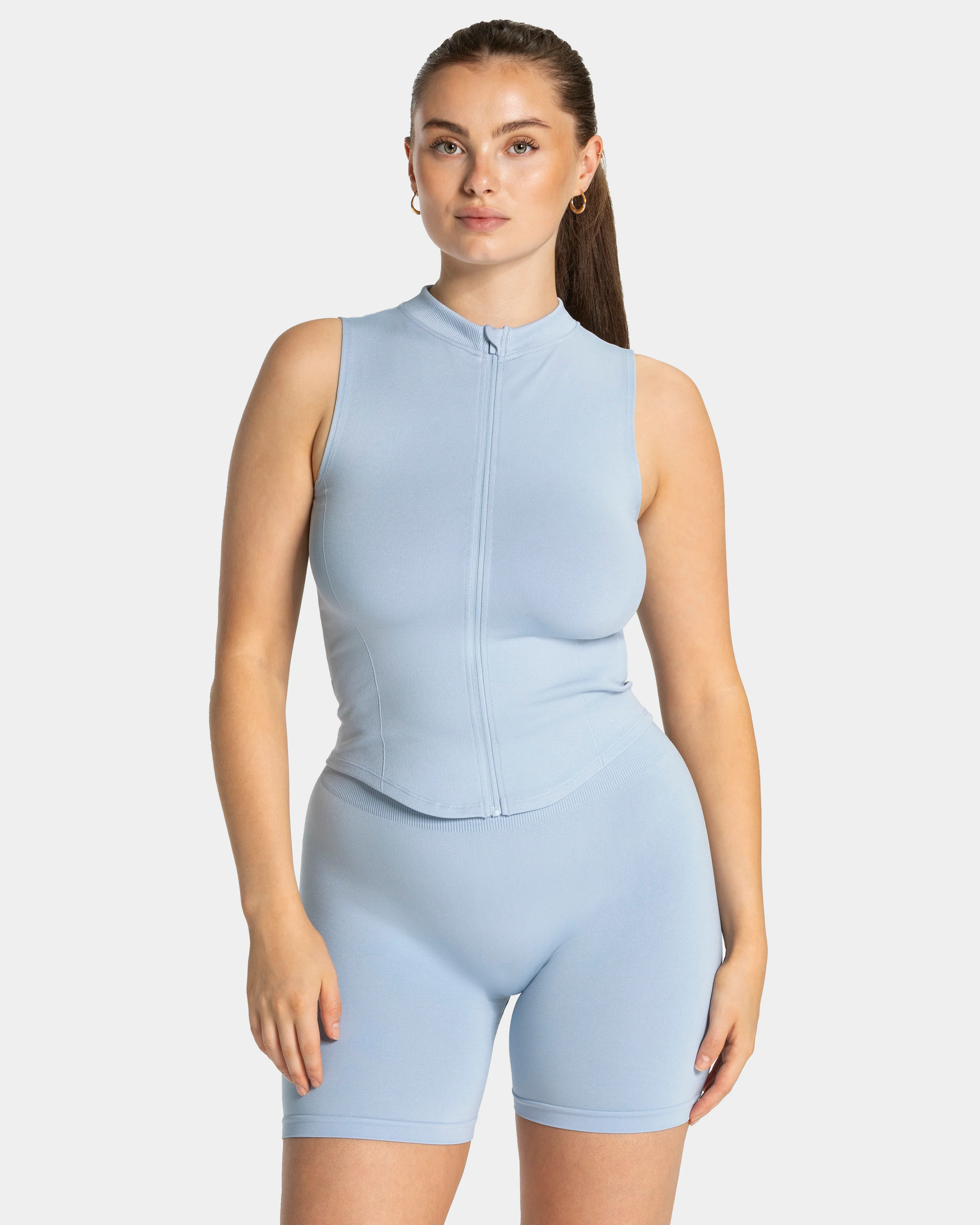 Timeless Pro Zip Tank "Babyblau"