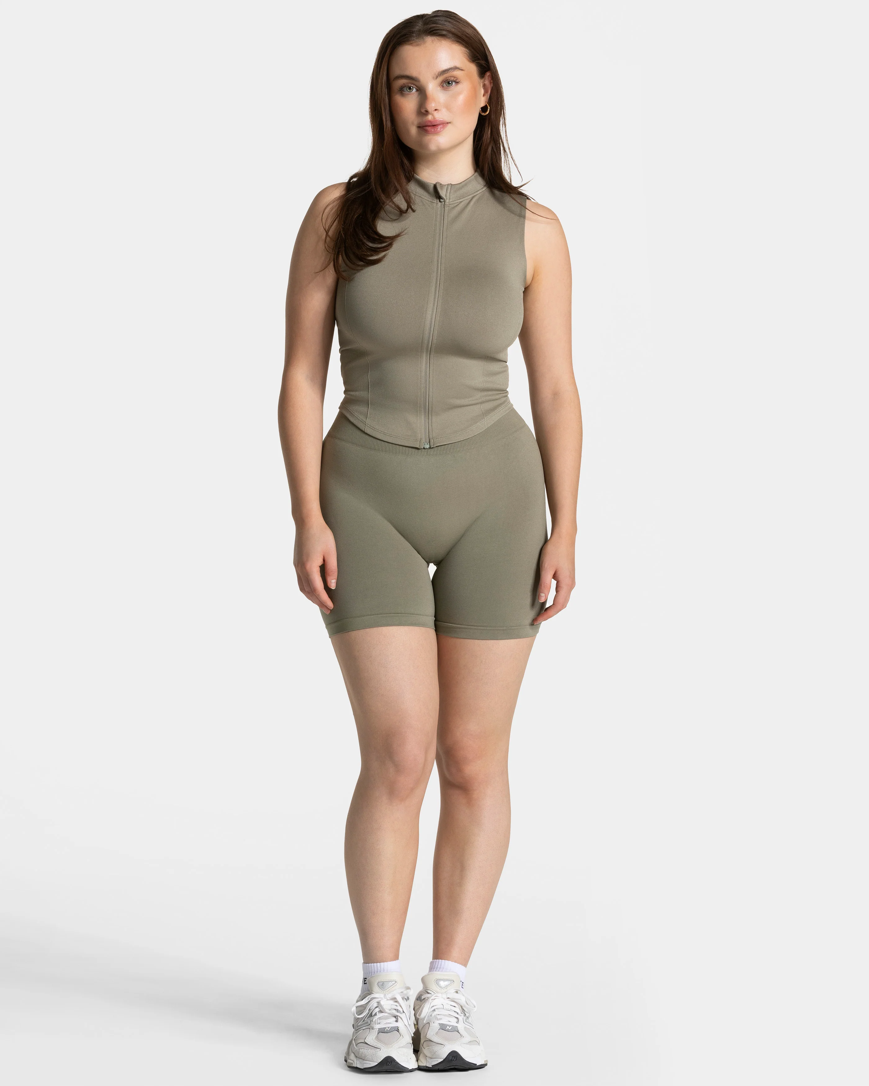 Timeless Pro Zip Tank "Khaki" - Image 3