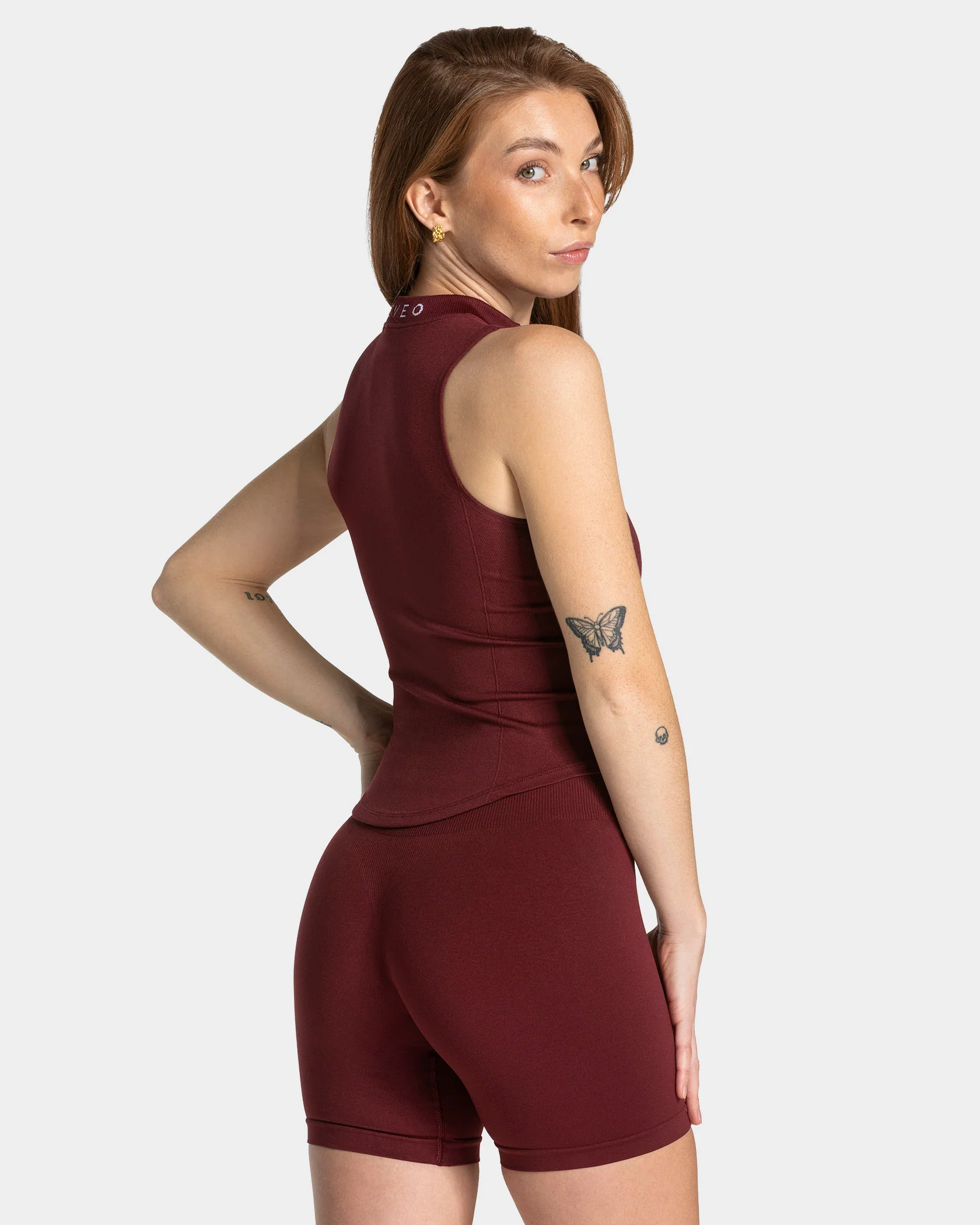 Timeless Pro Zip Tank "Weinrot" - Image 2