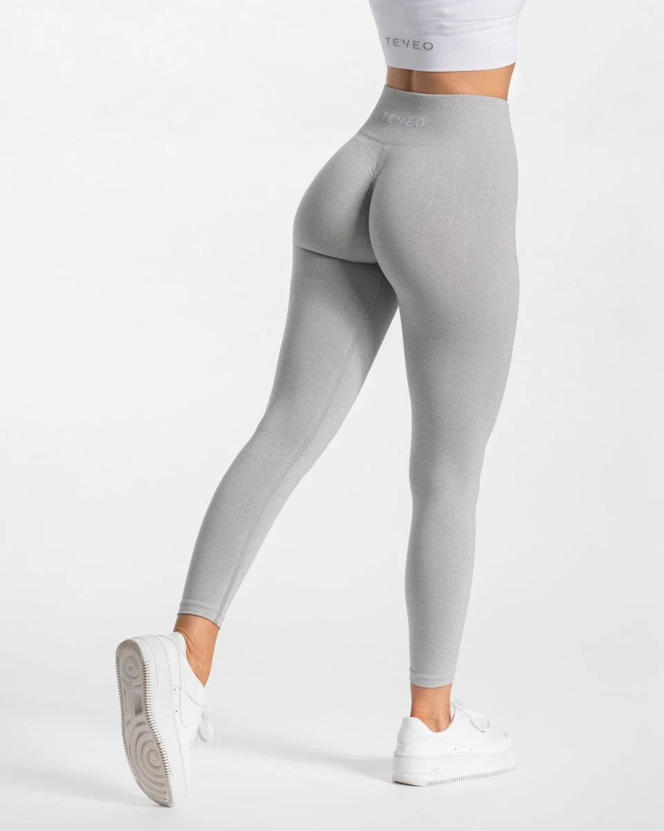 Timeless Scrunch Leggings "Hellgrau" - Image 2
