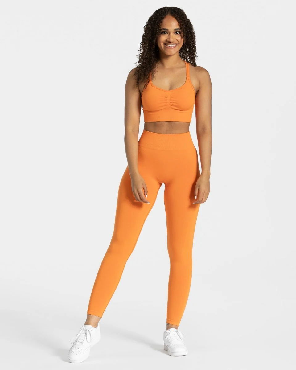 Timeless Scrunch Leggings "Orange" - Image 3