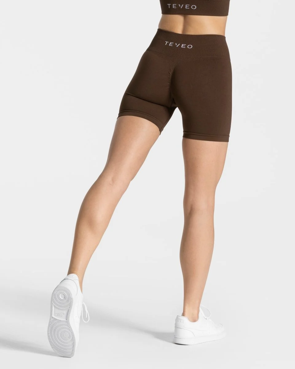 Timeless Scrunch Shorts "Dunkelbraun" - Image 2